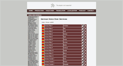 Desktop Screenshot of germanvoiceover.blokmedia.com
